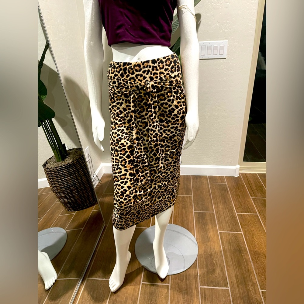 Animal Print Pencil Skirt
